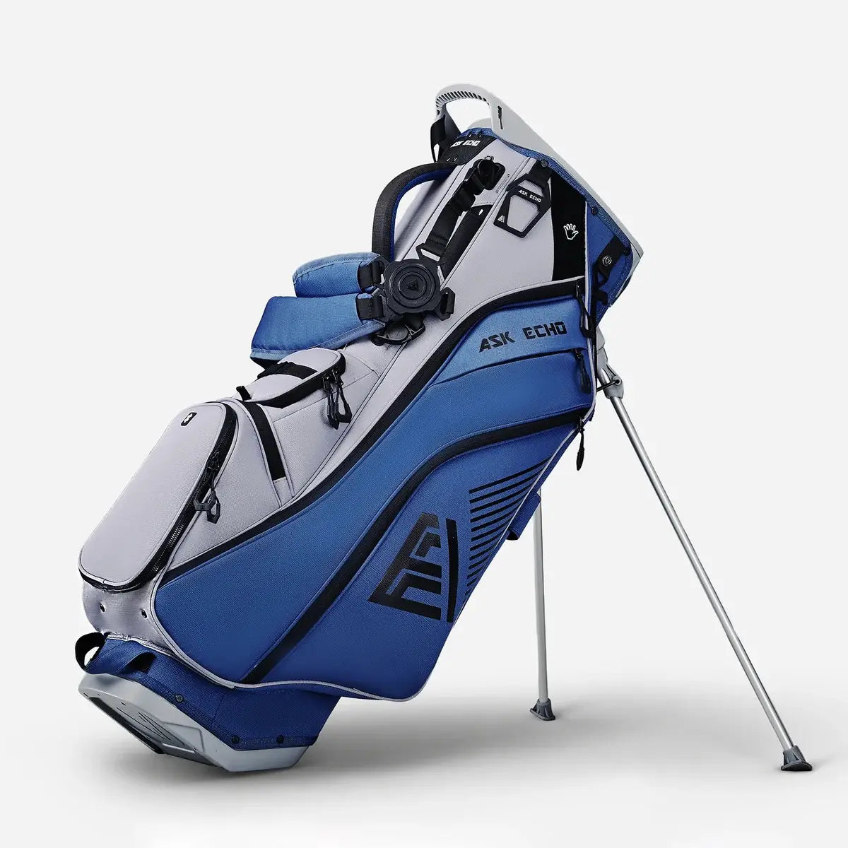 Quiet Hybrid Stand Golf Bag Toasted Almond, Cart & Carry Compatible