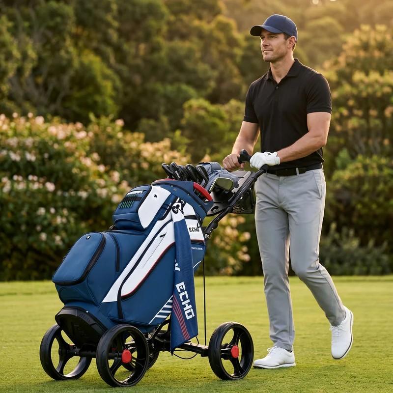 Soundless 2.0 Golf Cart Bag, Full-Length Dividers, Reduced Club Chatter
