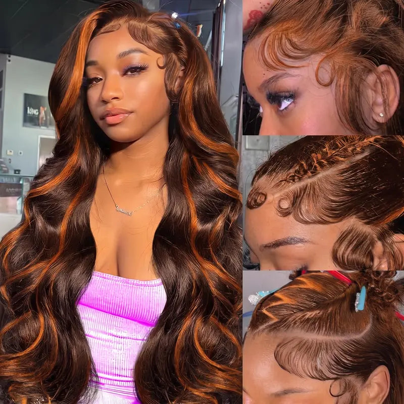 GK 13x6 613 Blonde Human Hair Lace Front Wig 180 Density Glueless