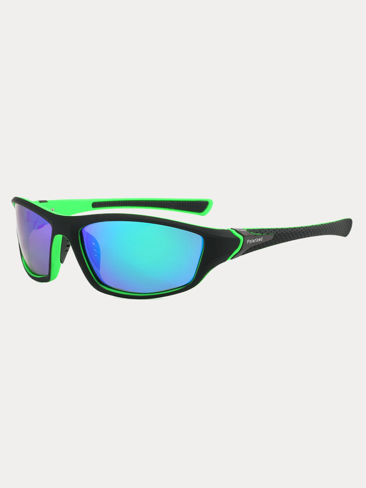 Rectangle Shade Outdoor Cycling Polarized Sunglasses